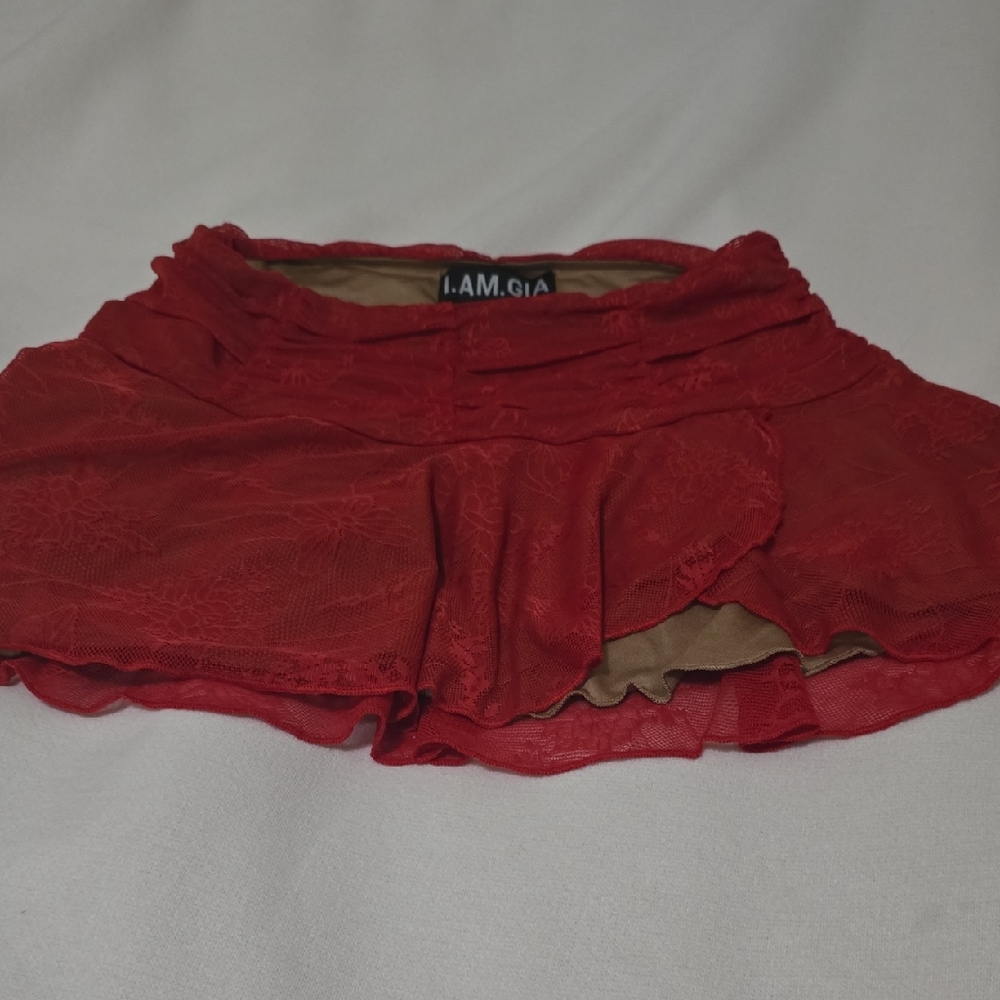 I.AM.GIA Vibrant Red Skirt